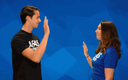 Afas Software People Team Work High Five GIF