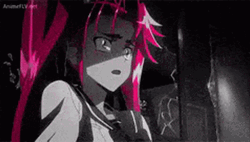 Afraid Saya Takagi Highschool Of The Dead GIF