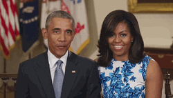 African American Christmas Greetings From The Obamas GIF