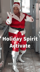 African American Christmas Holiday Spirit Activate GIF