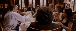 African American Christmas Serving Foods GIF
