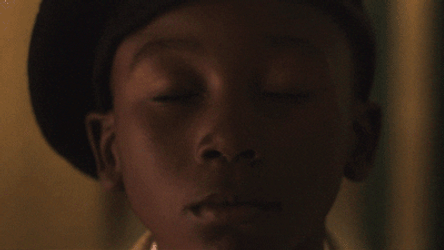 African American Christmas Wish From Little Boy GIF