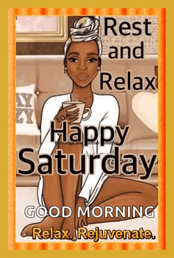 African American Good Morning Rest And Relax GIF