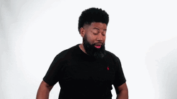 African American Man Crying GIF