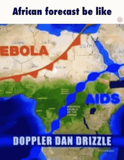 African Forecast Doppler Dan Drizzle Map Of Africa GIF