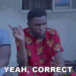 African Guy Yeah Correct GIF