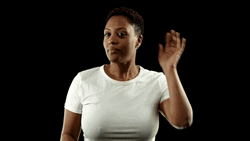 African Woman Hair Flip GIF