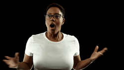 African Woman Oh No Reaction GIF