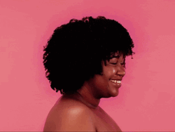 Afro Hair Care Treatment Advertisement GIF