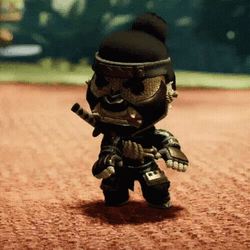 Afro Samurai Chibi Animation GIF
