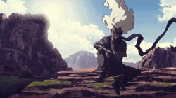 Afro Samurai Ninja Ninja Smoking GIF