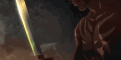 Afro Samurai Side View GIF