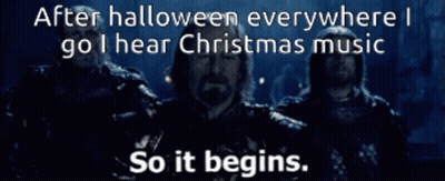 After Halloween Christmas Music So It Begins GIF