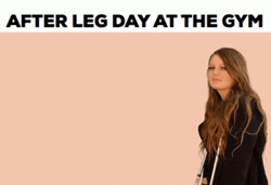 After Leg Day At The Gym GIF