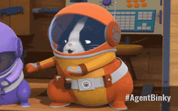 Agent Binky Floss Dance GIF