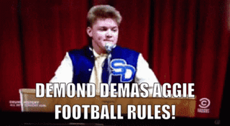 Aggies Football Rules GIF