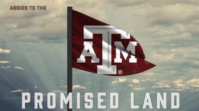 Aggies To The Promised Land Flag GIF