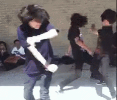 Aggressive Audience Fighting In Mosh Pit GIF