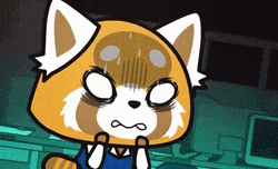 Aggretsuko Retsuko  Scared GIF