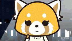 Aggretsuko Retsuko Surprised GIF