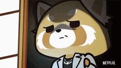 Aggretsuko Sad Face Anime GIF