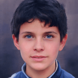 Aging Face Of Handsome Boy GIF