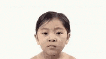 Aging Face Of Little Girl GIF