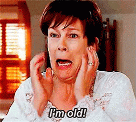 Aging Jamie Lee Curtis I'm Old GIF