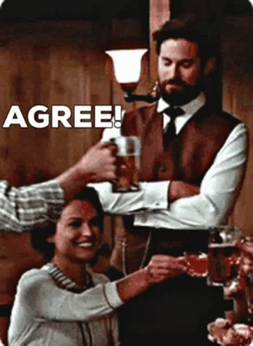 Agree Hearties GIF