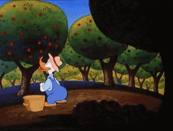 Agriculture Fruit Picking Donald Duck GIF