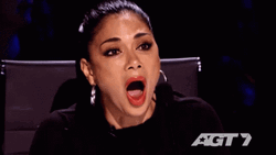 AGT Judge Jaw Drop GIF