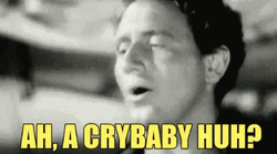 Ah A Crybaby Huh Talking GIF