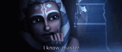 Ahsoka Tano Star Wars I Know Master GIF