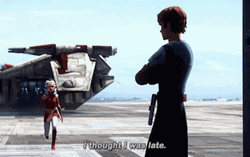 Ahsoka Tano Star Wars I Thought I Was Late GIF