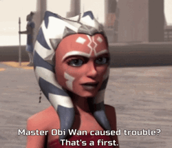 Ahsoka Tano Star Wars Obi Wan Caused Trouble GIF