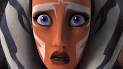 Ahsoka Tano Star Wars Scared GIF