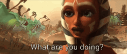 Ahsoka Tano Star Wars What Are You Doing GIF