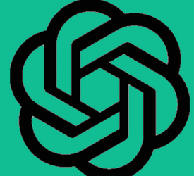 AI Chatgpt Spinning Logo Interconnected Design GIF