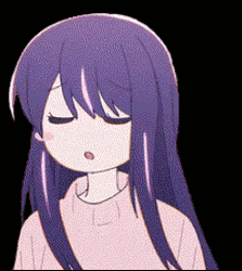 Ai Hoshino Closed Eyes Shaking Head GIF