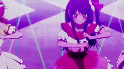 Ai Hoshino Dancing With Group GIF