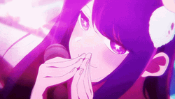 Ai Hoshino Flying Kiss GIF
