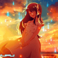 Ai Hoshino Under Sparkling Rain GIF