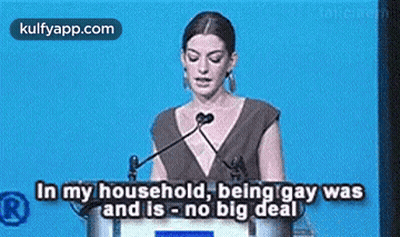 Aiciaein My Household, Being Gay Wasand Is - No Big Deal.Gif GIF