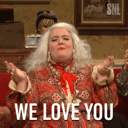 Aidy Bryant We Love You GIF