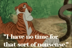 Ain't Nobody Got Time For That Shere Khan GIF