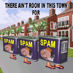 Ain't Room In This Town For Spam GIF