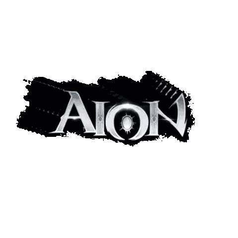 Aion Logo Black And Silver Sticker
