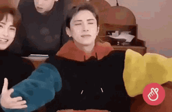 Air Hug Closed Eyes Wow Kpop ACE  GIF