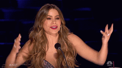 Air Hug Sofia Vergara America's Got Talent GIF