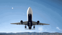 Airplane Lift Off Bottom View GIF